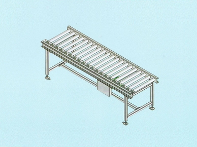 单、双链积极放辊道输送机